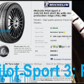 Michelin pilot sport 3 car tyre Review